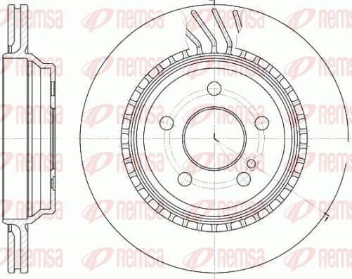 Kawe 61072 10 - Тормозной диск autospares.lv