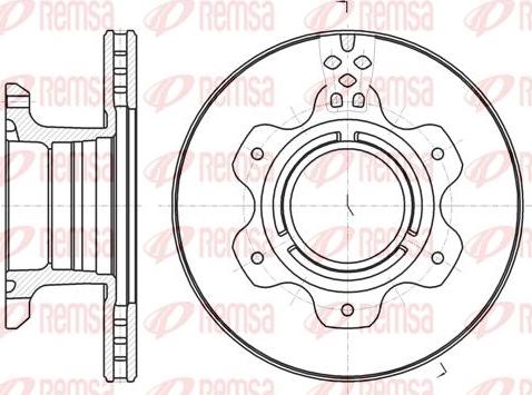 Kawe 61191 10 - Тормозной диск autospares.lv