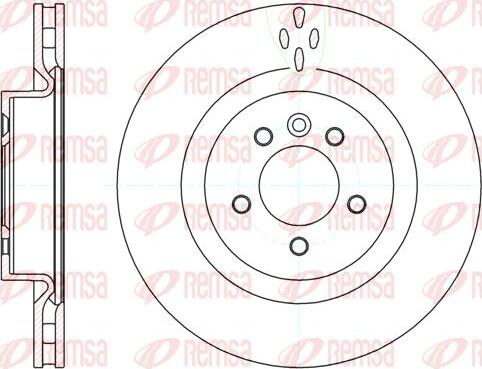 Kawe 61149 10 - Тормозной диск autospares.lv