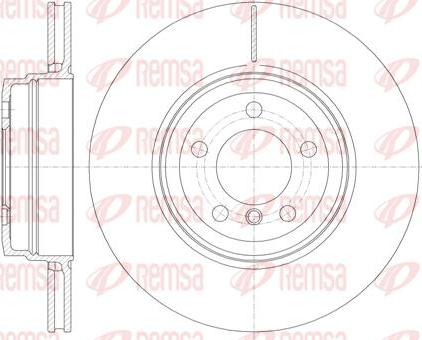 Kawe 61141 10 - Тормозной диск autospares.lv