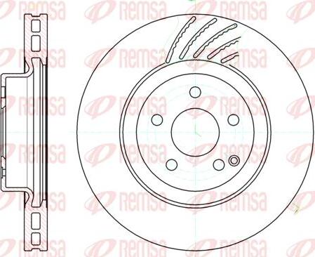 Kawe 61142 10 - Тормозной диск autospares.lv