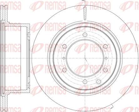 Kawe 61159 10 - Тормозной диск autospares.lv