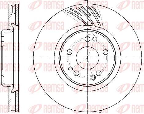 Kawe 61152 11 - Тормозной диск autospares.lv