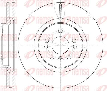 Kawe 61165 10 - Тормозной диск autospares.lv