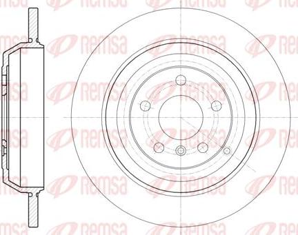 Kawe 61166 00 - Тормозной диск autospares.lv