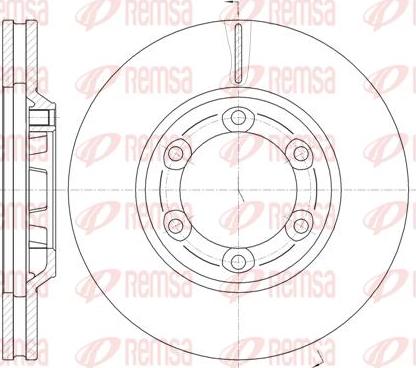 Kawe 61163 10 - Тормозной диск autospares.lv