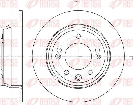 Kawe 61105 00 - Тормозной диск autospares.lv