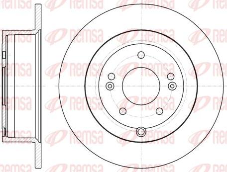 Kawe 61106 00 - Тормозной диск autospares.lv