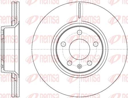 Kawe 61101 10 - Тормозной диск autospares.lv