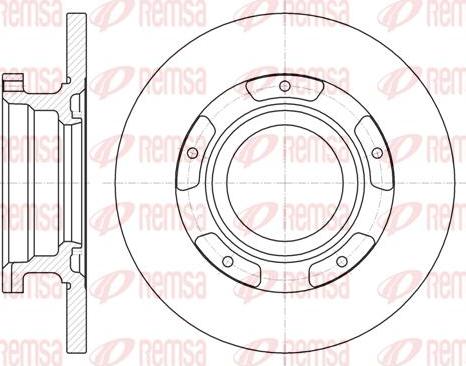 Kawe 61107 00 - Тормозной диск autospares.lv