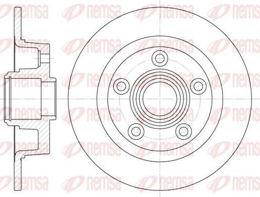 Kawe 61114 00 - Тормозной диск autospares.lv