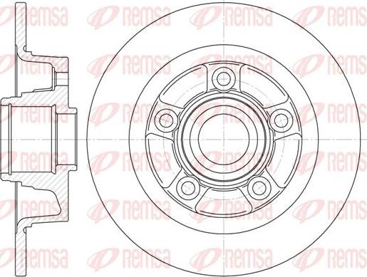 Kawe 61115 00 - Тормозной диск autospares.lv