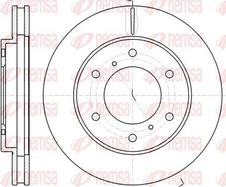 CAR DSK2677 - Тормозной диск autospares.lv