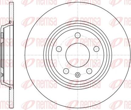 Kawe 61112 00 - Тормозной диск autospares.lv