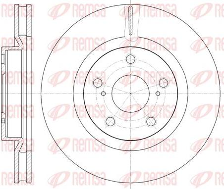 Kawe 61189 10 - Тормозной диск autospares.lv