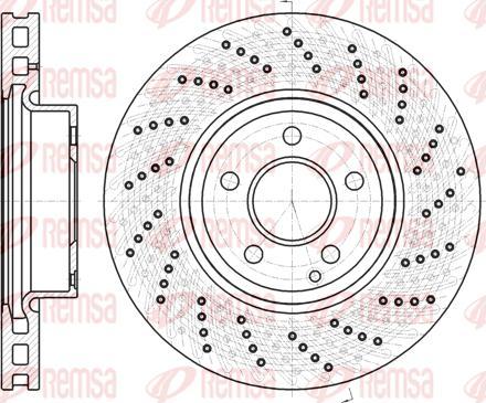 Kawe 61185 10 - Тормозной диск autospares.lv