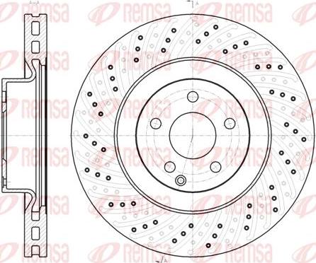 Kawe 61186 10 - Тормозной диск autospares.lv