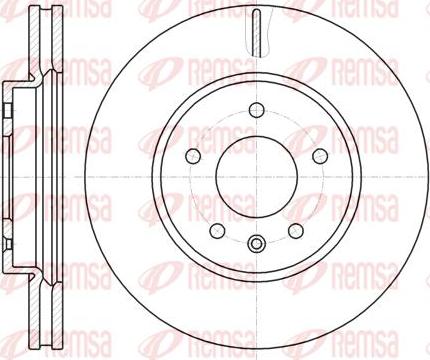 Kawe 61183 10 - Тормозной диск autospares.lv