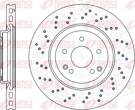 Kawe 61138 10 - Тормозной диск autospares.lv