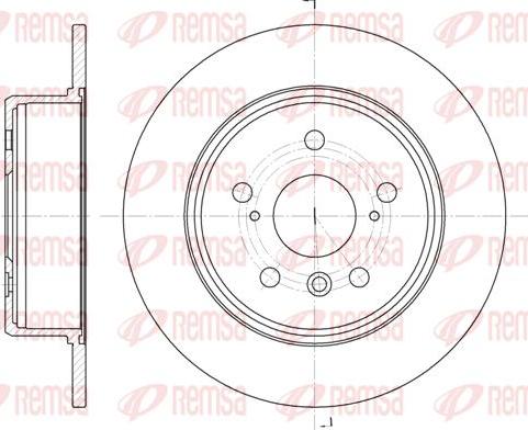 Kawe 61128 00 - Тормозной диск autospares.lv