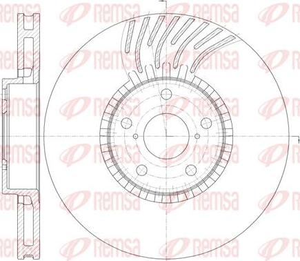 Kawe 61179 11 - Тормозной диск autospares.lv