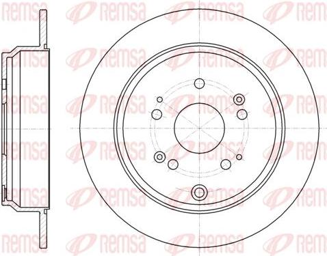 Kawe 61174 00 - Тормозной диск autospares.lv