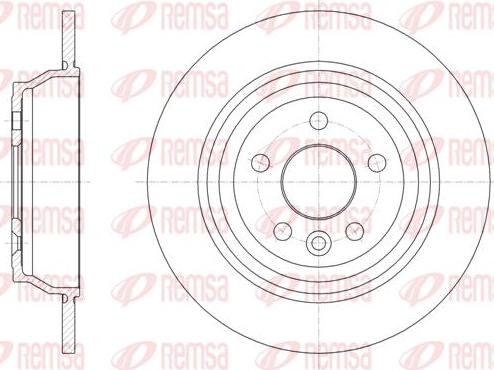 Kawe 61899 00 - Тормозной диск autospares.lv