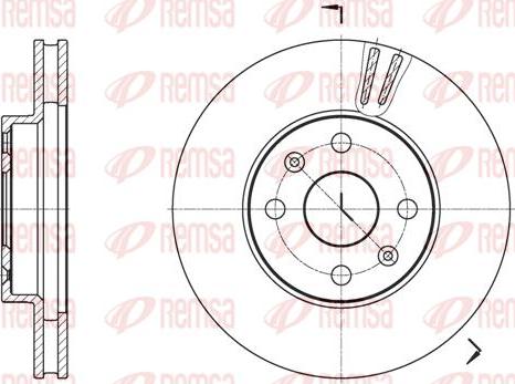 Kawe 61848 10 - Тормозной диск autospares.lv