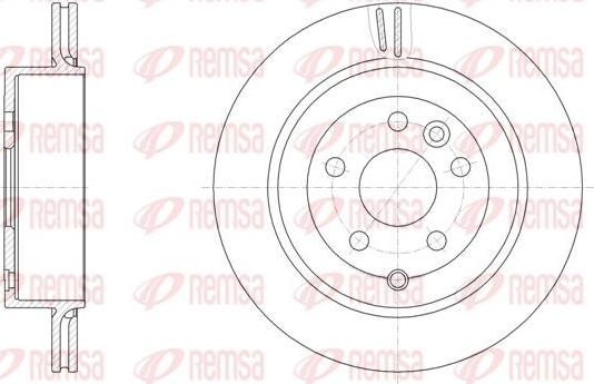 Kawe 61868 10 - Тормозной диск autospares.lv