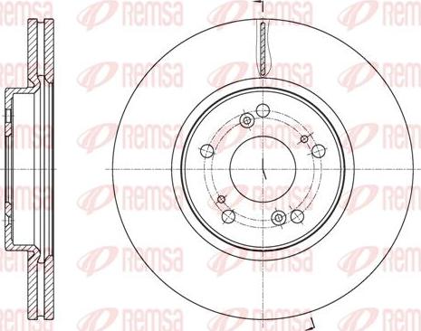 Kawe 61807 10 - Тормозной диск autospares.lv