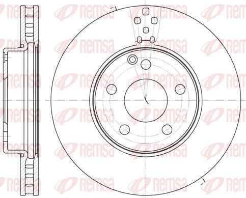 Kawe 61889 10 - Тормозной диск autospares.lv