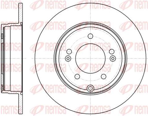 Kawe 61884 00 - Тормозной диск autospares.lv