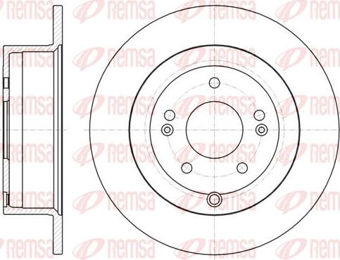 Kawe 61886 00 - Тормозной диск autospares.lv