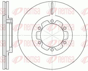 Kawe 6188 10 - Тормозной диск autospares.lv