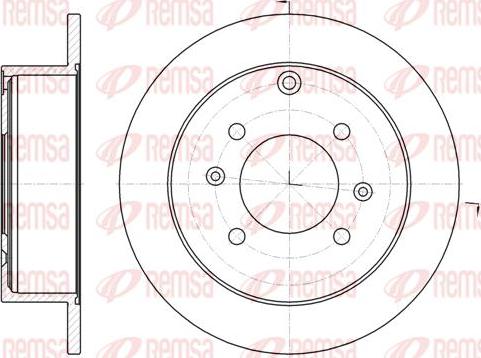 Kawe 61883 00 - Тормозной диск autospares.lv