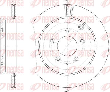 Kawe 61882 10 - Тормозной диск autospares.lv