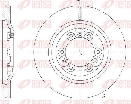 Kawe 61830 10 - Тормозной диск autospares.lv