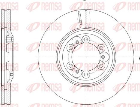 Kawe 61837 10 - Тормозной диск autospares.lv