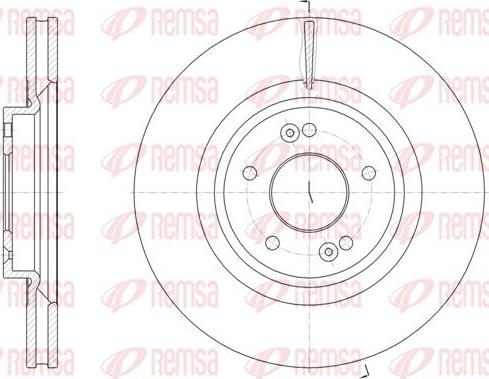 Kawe 61824 10 - Тормозной диск autospares.lv