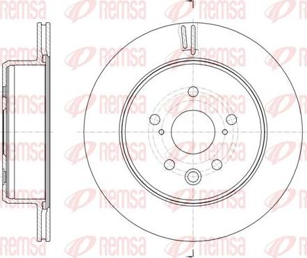 Kawe 6187610 - Тормозной диск autospares.lv