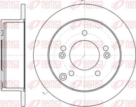 Kawe 61399 00 - Тормозной диск autospares.lv