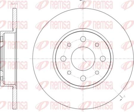 Kawe 61390 00 - Тормозной диск autospares.lv