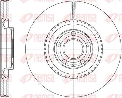 Kawe 61392 10 - Тормозной диск autospares.lv