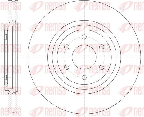 Kawe 61348 10 - Тормозной диск autospares.lv