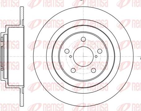 IPS Parts IBP-1705 - Тормозной диск autospares.lv