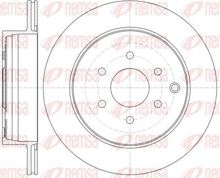 Kawe 61354 10 - Тормозной диск autospares.lv