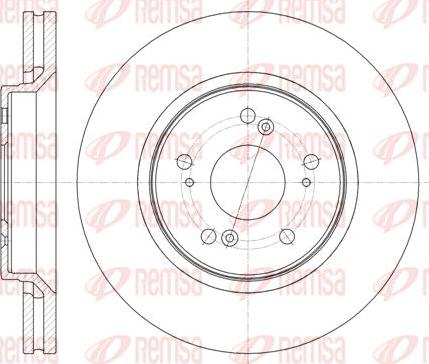 Kawe 61358 10 - Тормозной диск autospares.lv