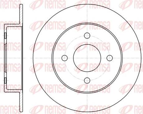 Kawe 61353 00 - Тормозной диск autospares.lv