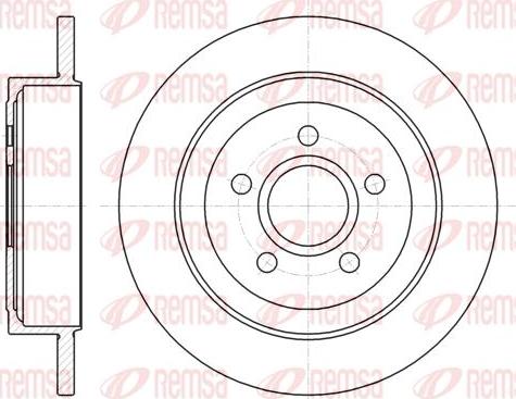 Kawe 61364 00 - Тормозной диск autospares.lv