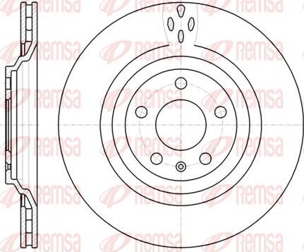 Kawe 61309 10 - Тормозной диск autospares.lv